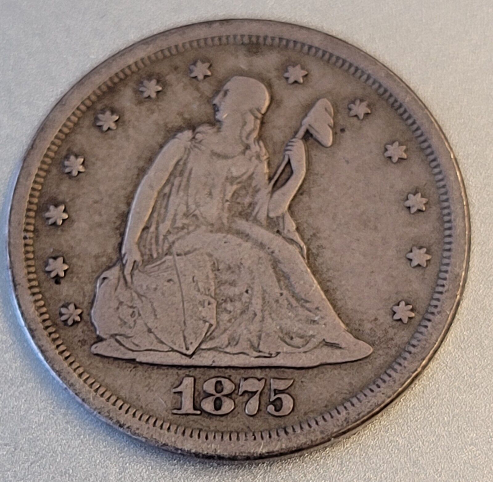 1875-s Twenty Cent Piece S/s Original!!@@
