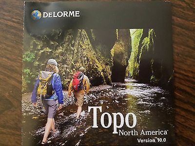 Delorme Topo North America 10.0 Brand New And Sealed!